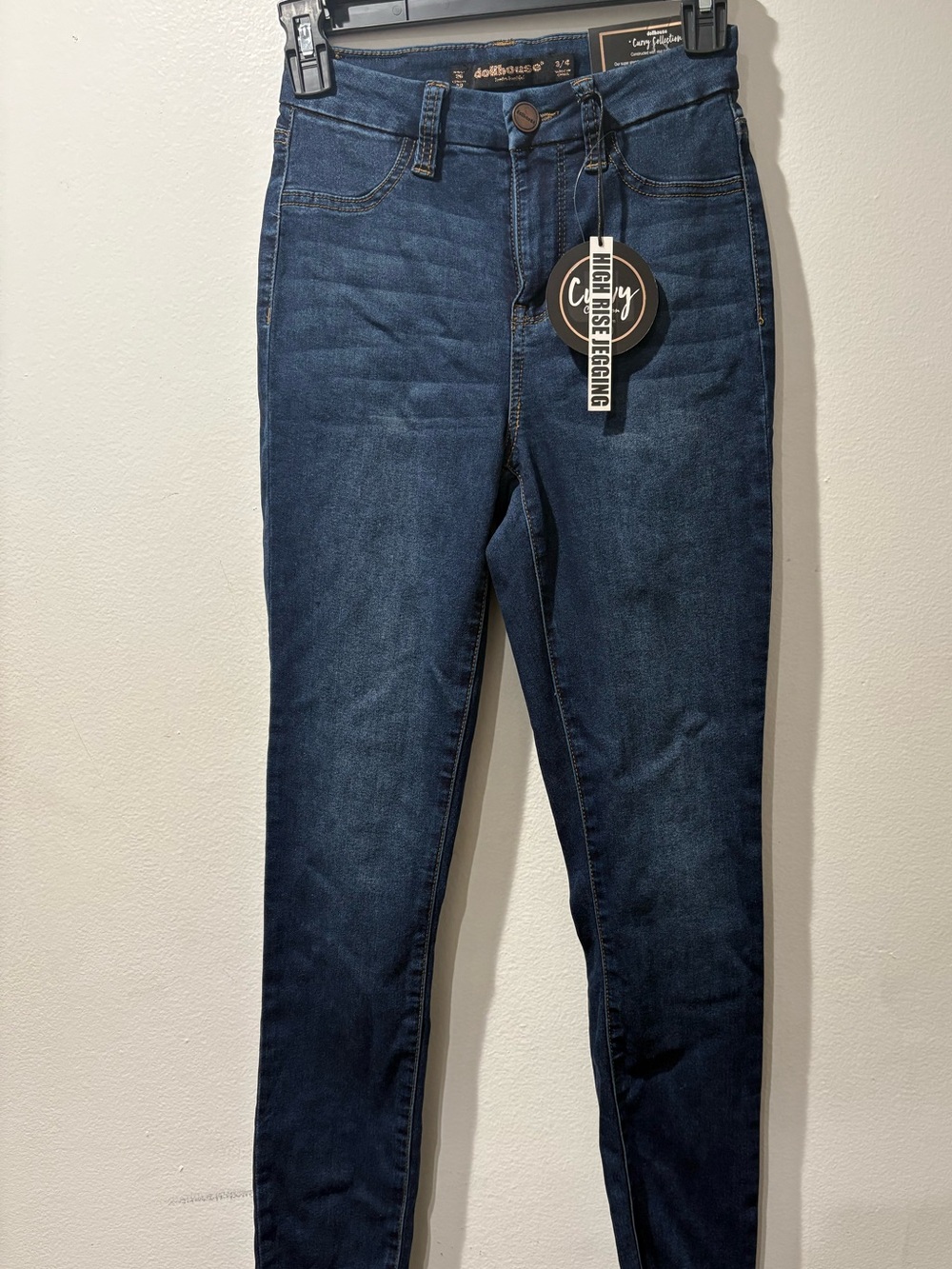 Dollhouse Dark Blue High-Rise Jeans